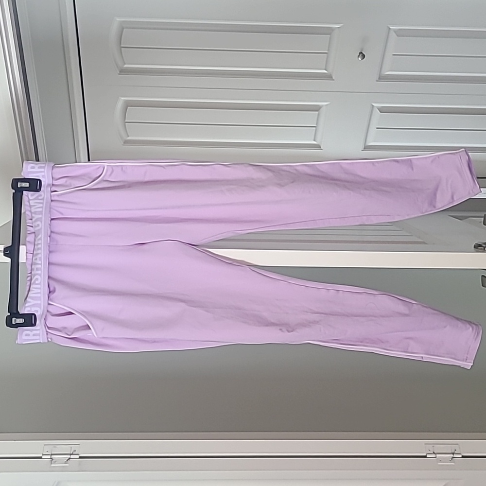 Gymshark purple recess joggers, size medium.